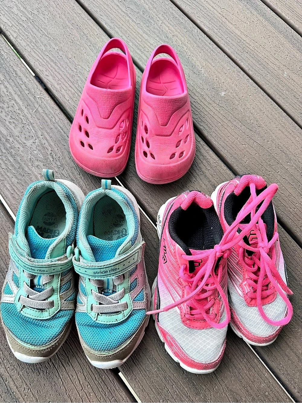 Girls sneakers size 12.5 clog size 12